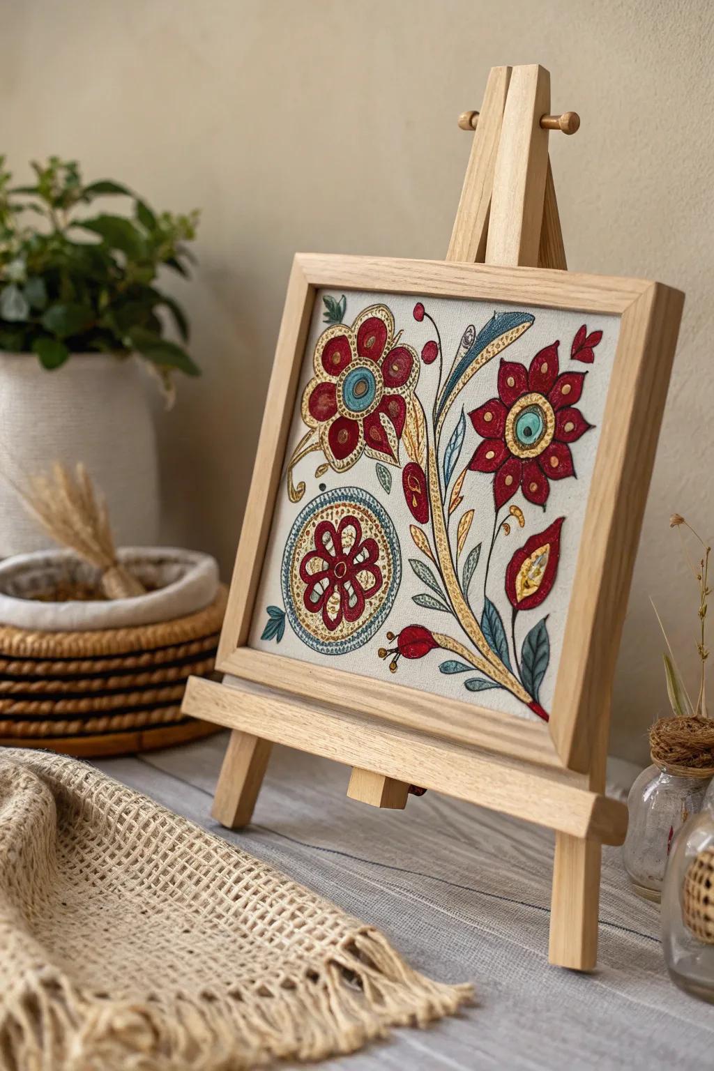 Take hold of the charm of common art through radiant reverse glass paintings that add friendliness and identity to any space.