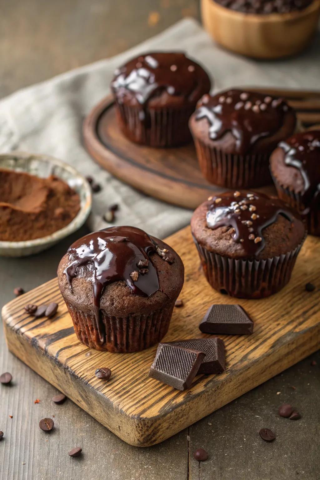 Lavish cacao buns offer a sweet start to your day.