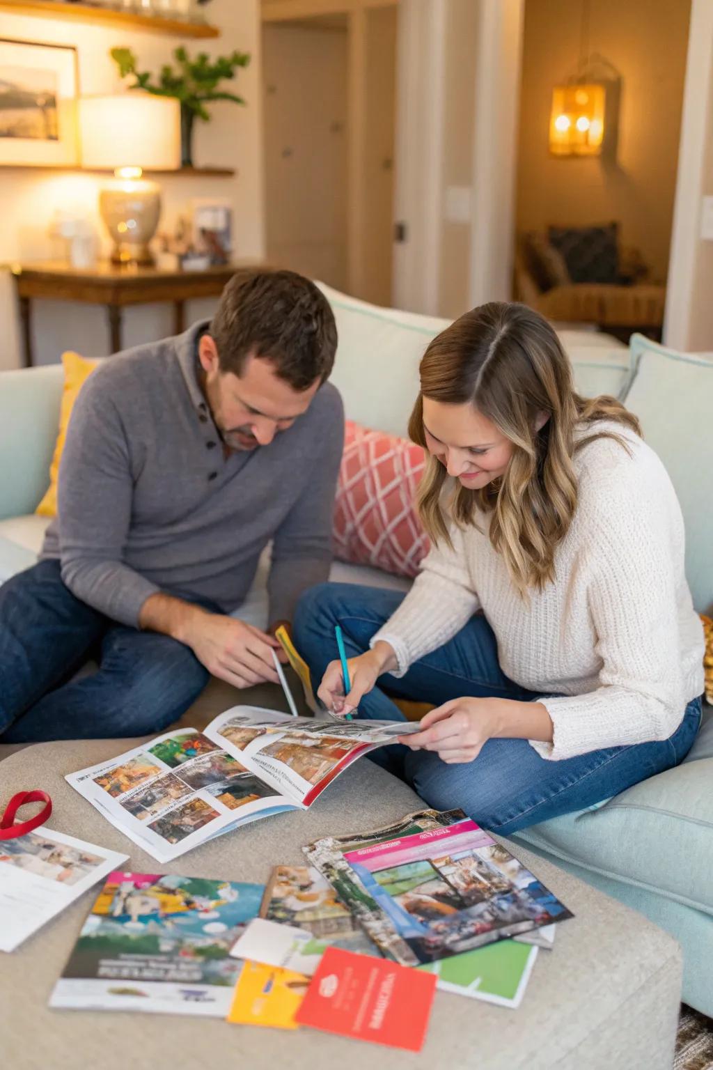 Visualize your future with a creative dream display.