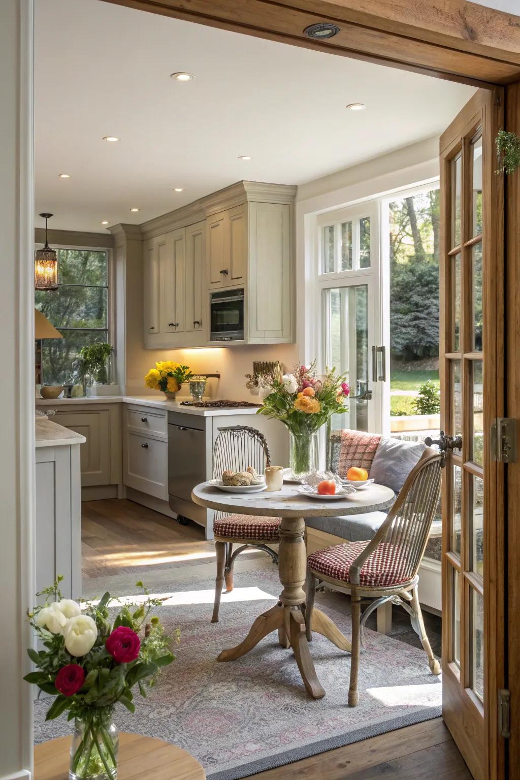 The breakfast spot offers an inviting and casual dining option.