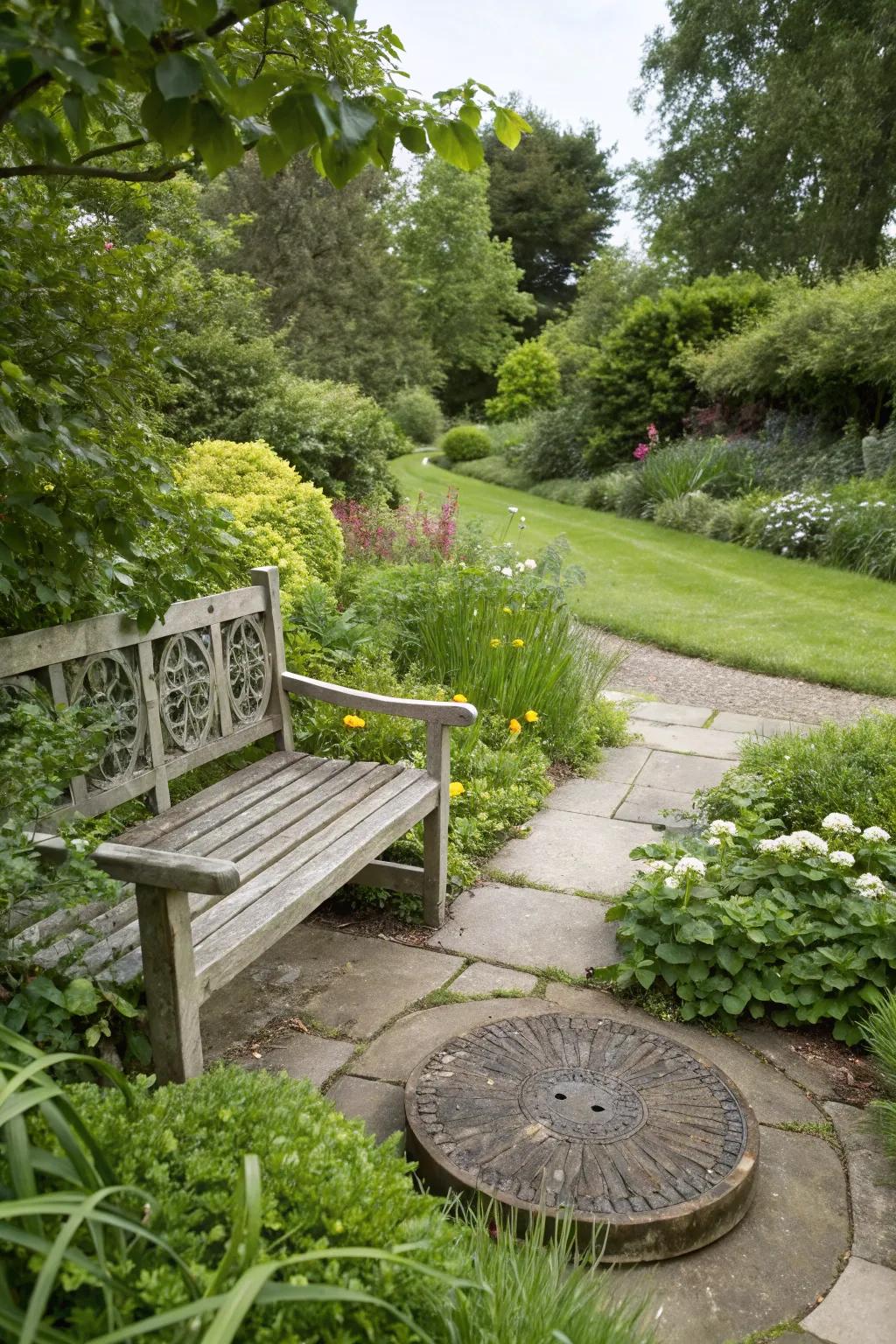 Garden settees deliver both function and disguise.