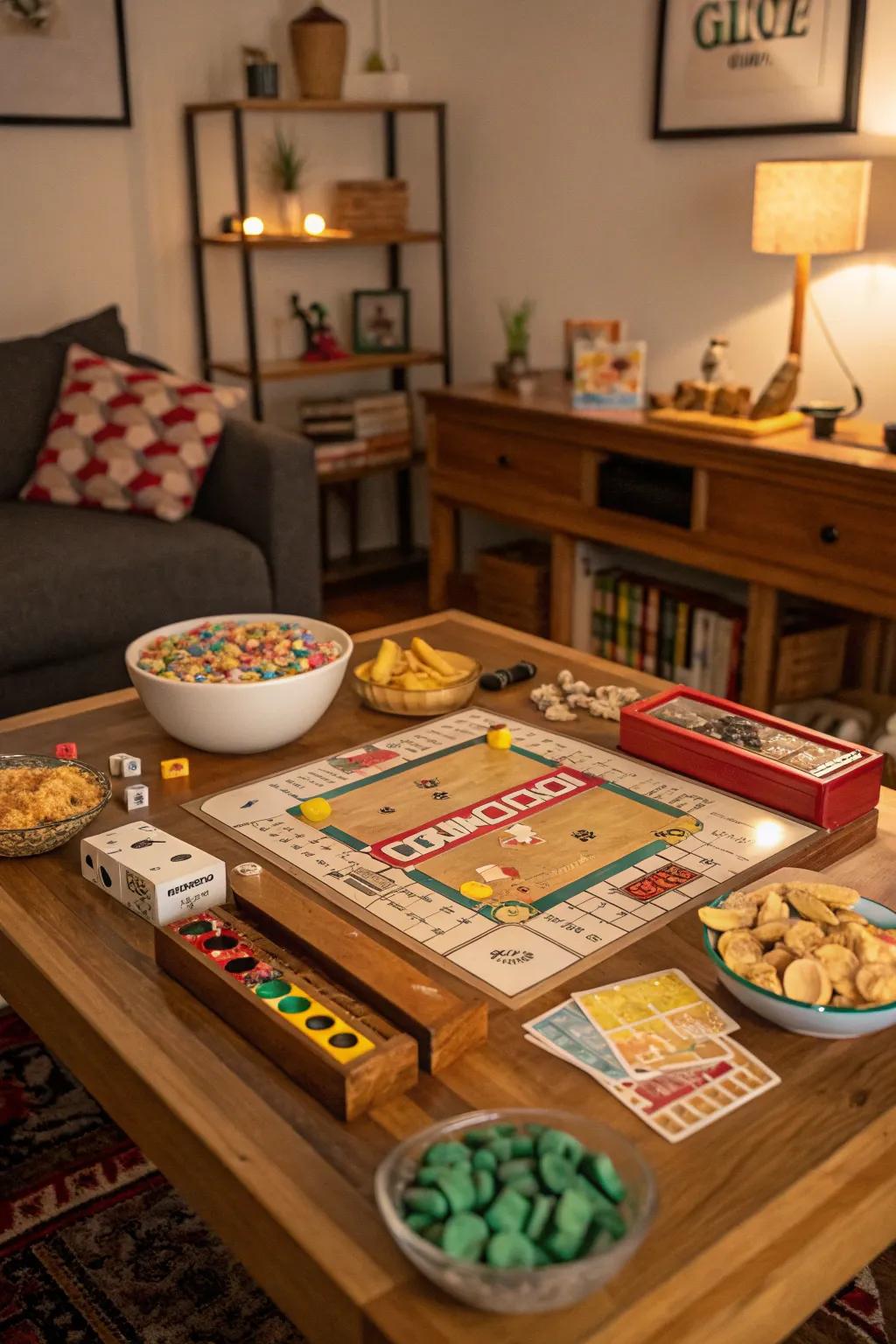 Take a trip down memory lane with a fun-filled Throwback Game Evening sleepover.