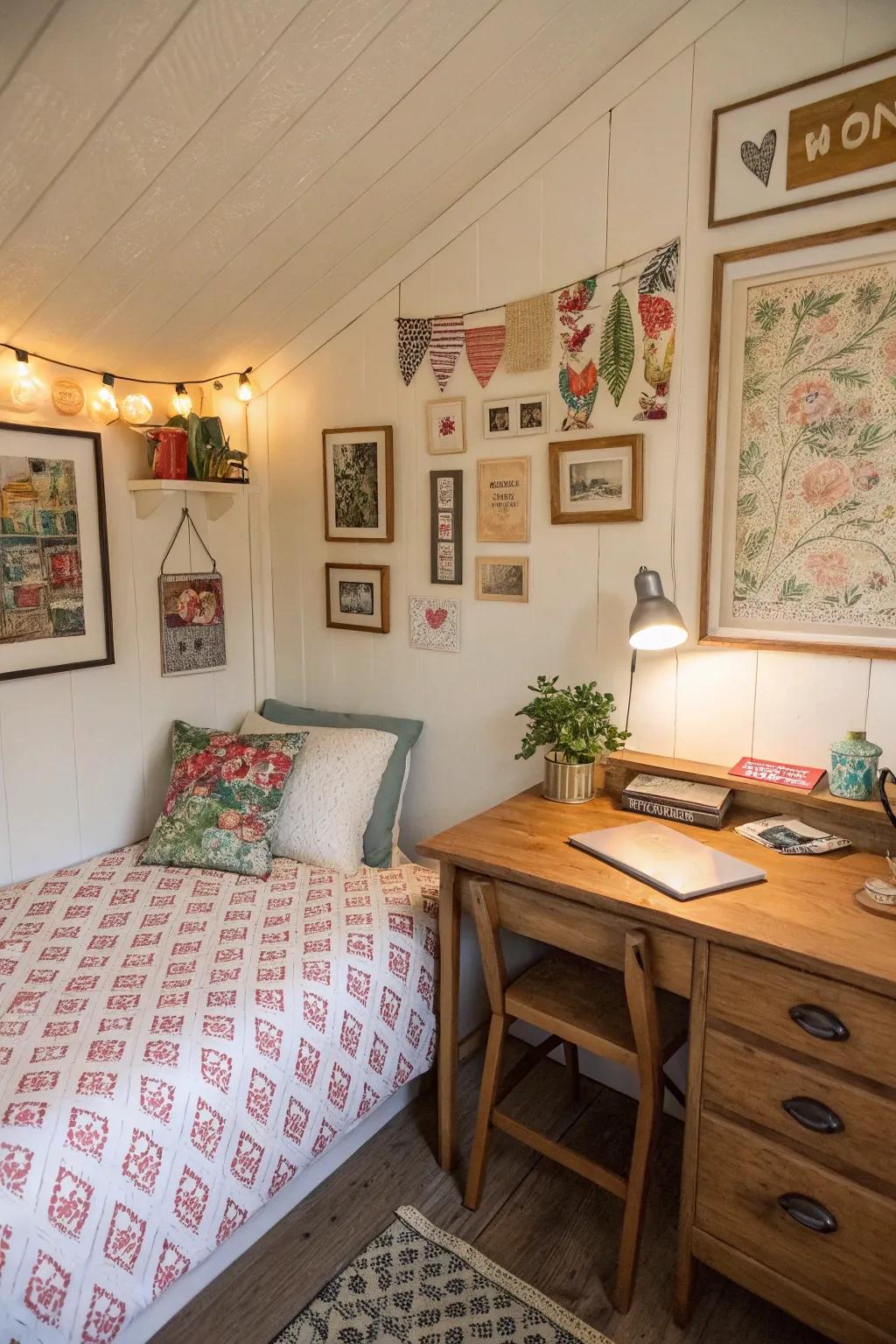 DIY decor offers creative, personal touches in Airbnb spaces.