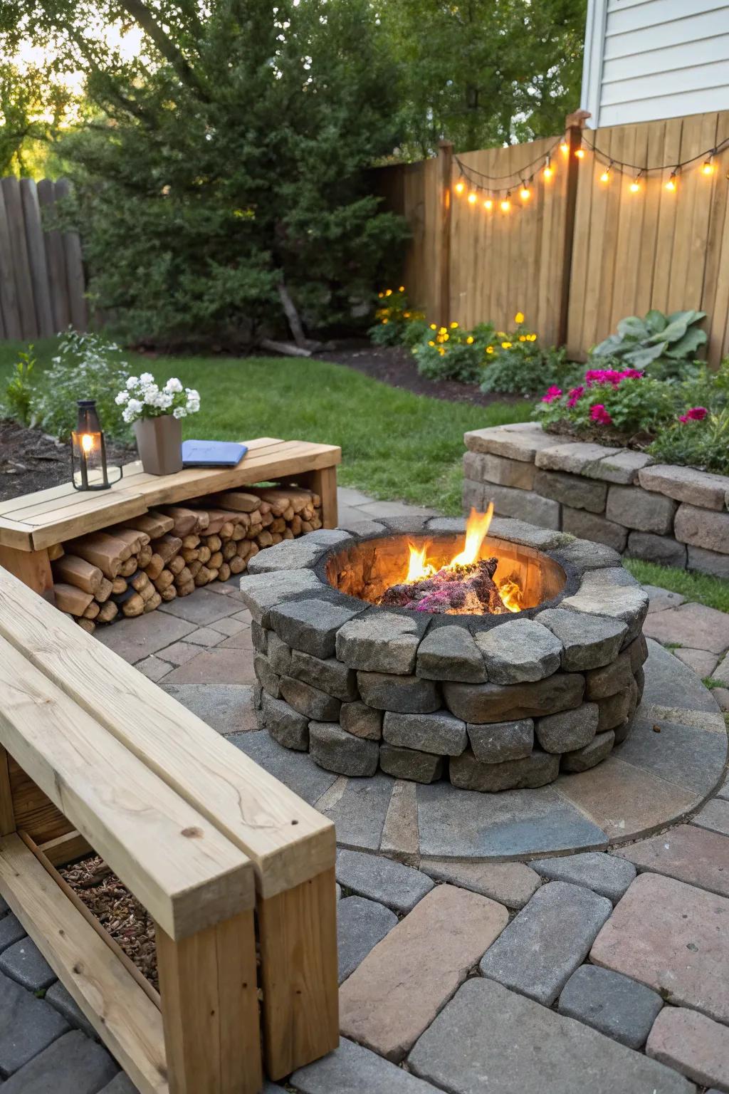 DIY fire pits bring a personal touch to your patio.