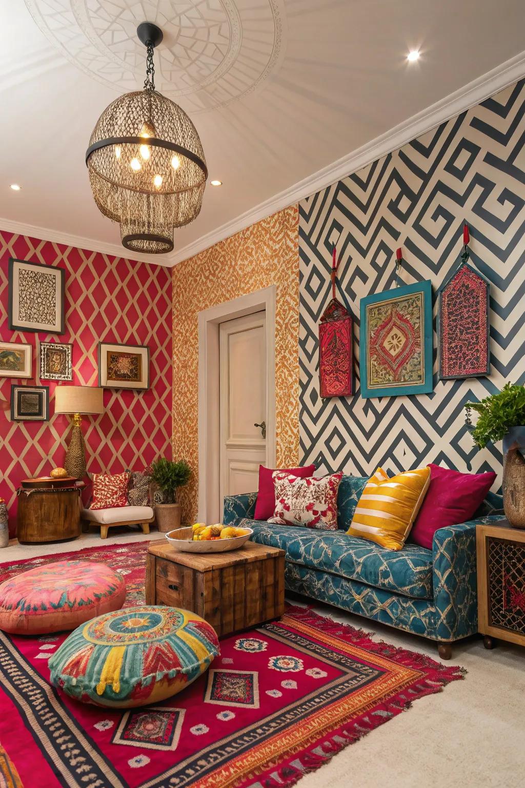 Striking designs and shades infuse energy and personality.