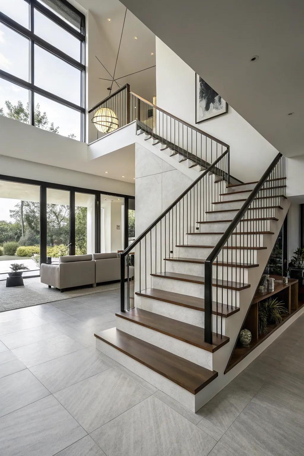 A monochrome palette provides sophistication and cohesion.
