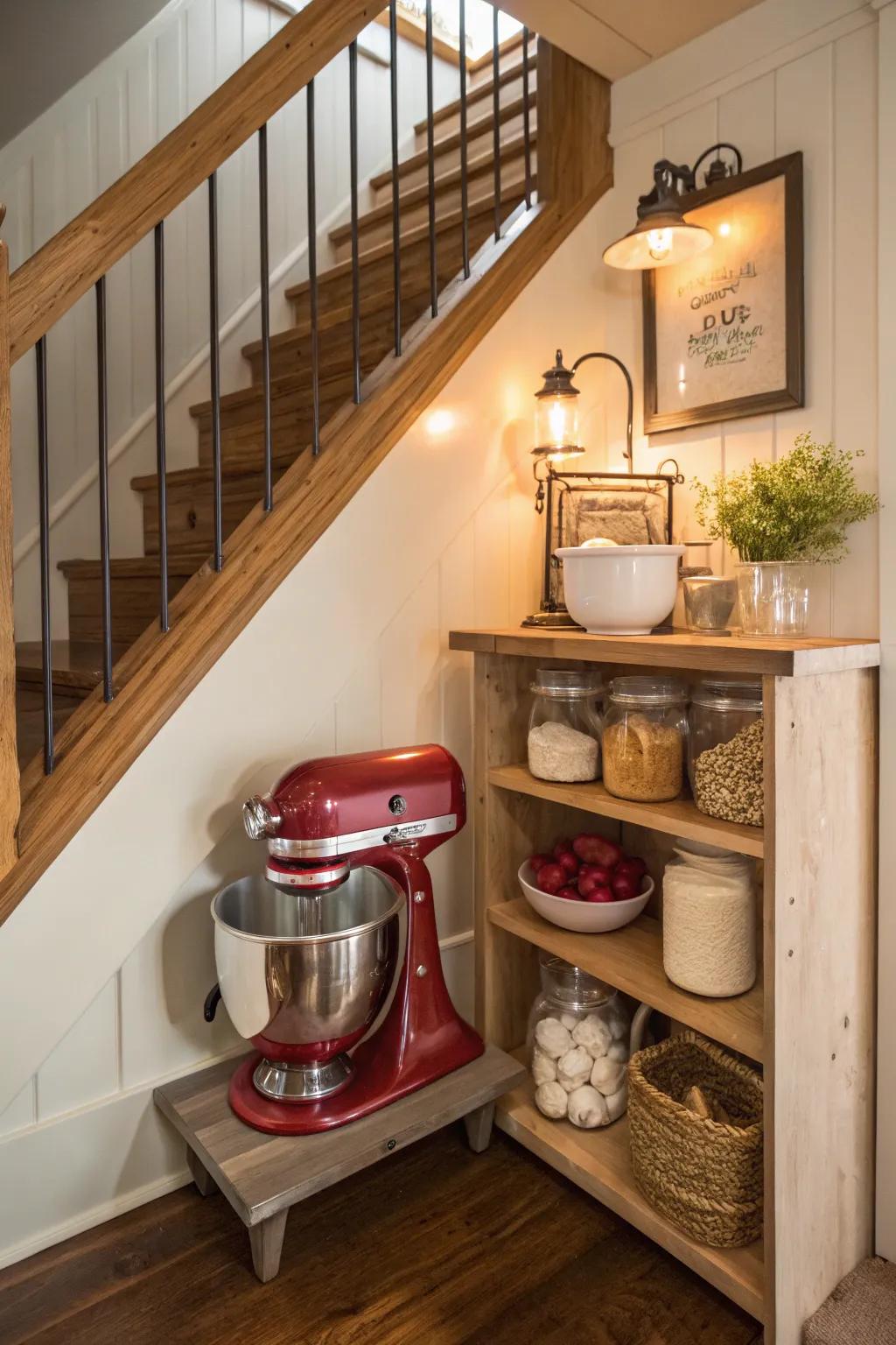 Hidden gem: A nook under stairs that delights