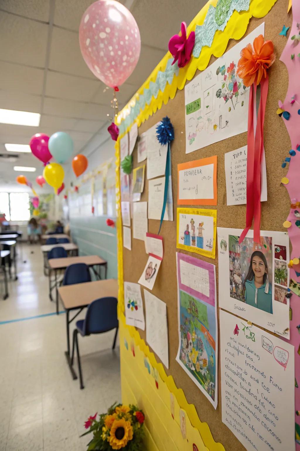Class involvement introduces a sense of unity to the board.