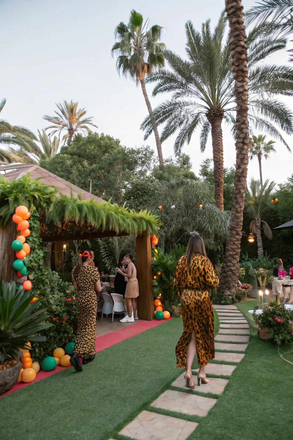 An exciting safari adventure with themed decor and exploration.