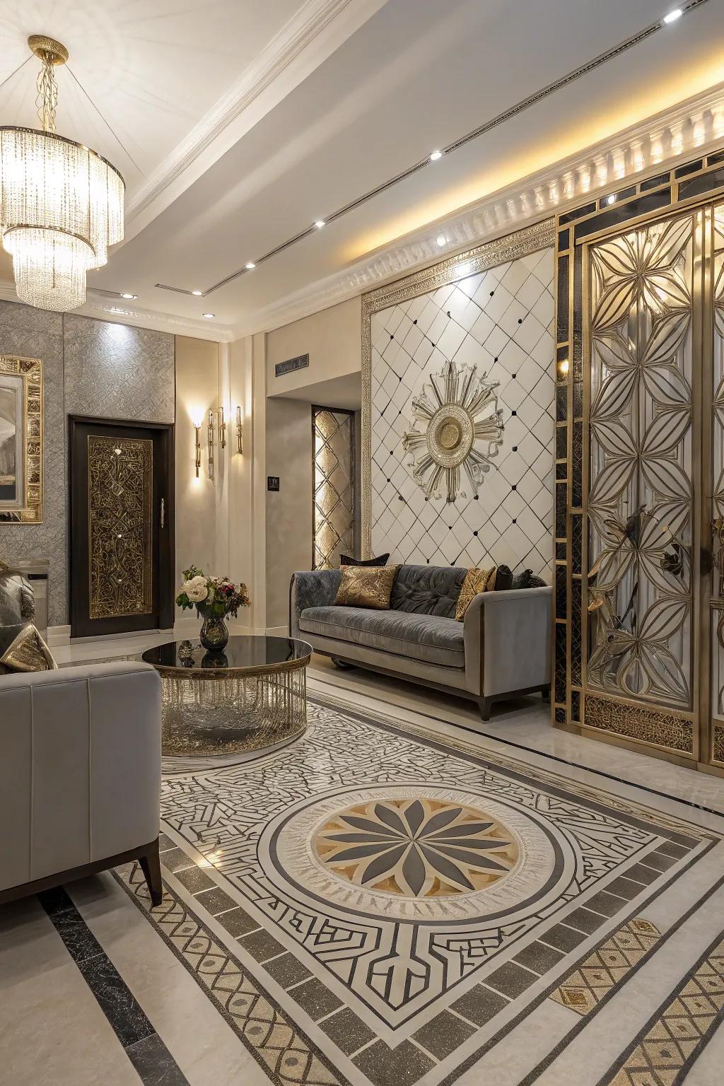 Infuse your space through Glamorous style.