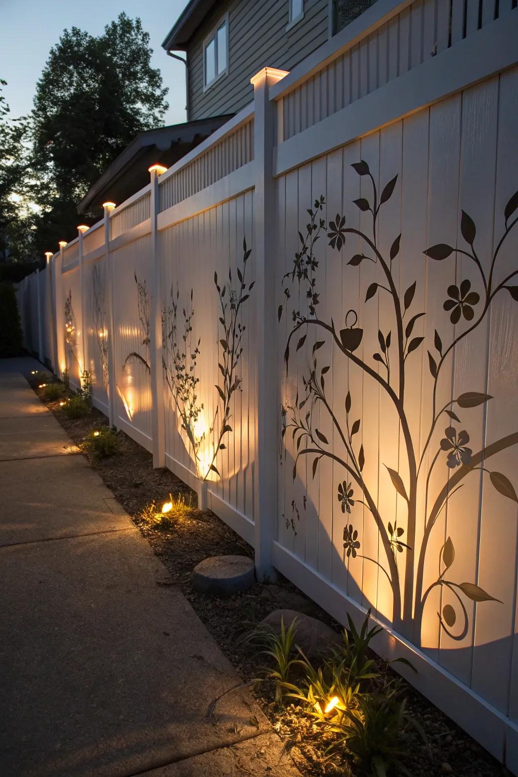 Shadow casting fashions a living art piece within your garden.