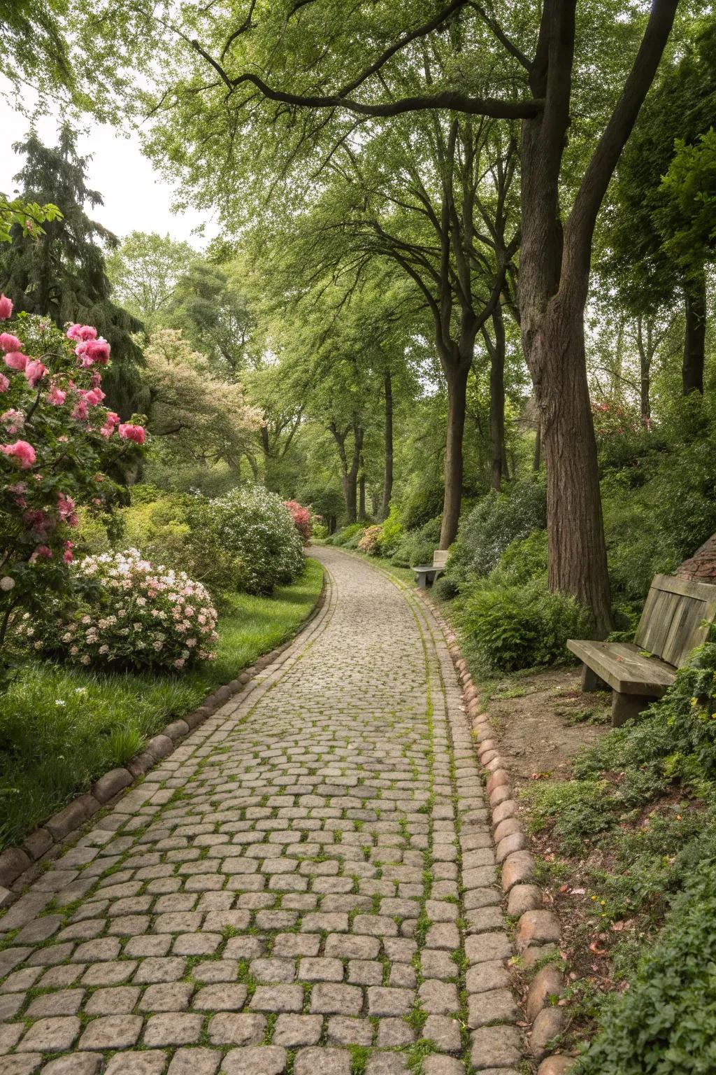 Cobblestone routes evoke historic atmosphere and charm.