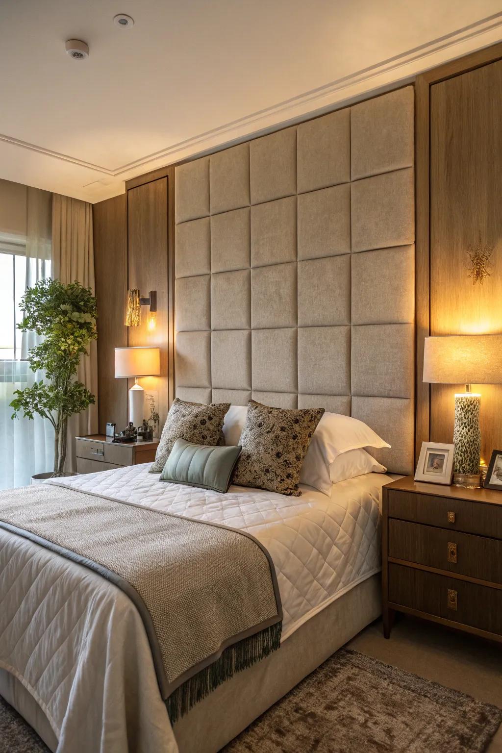 Delicate and inviting via cloth boards.