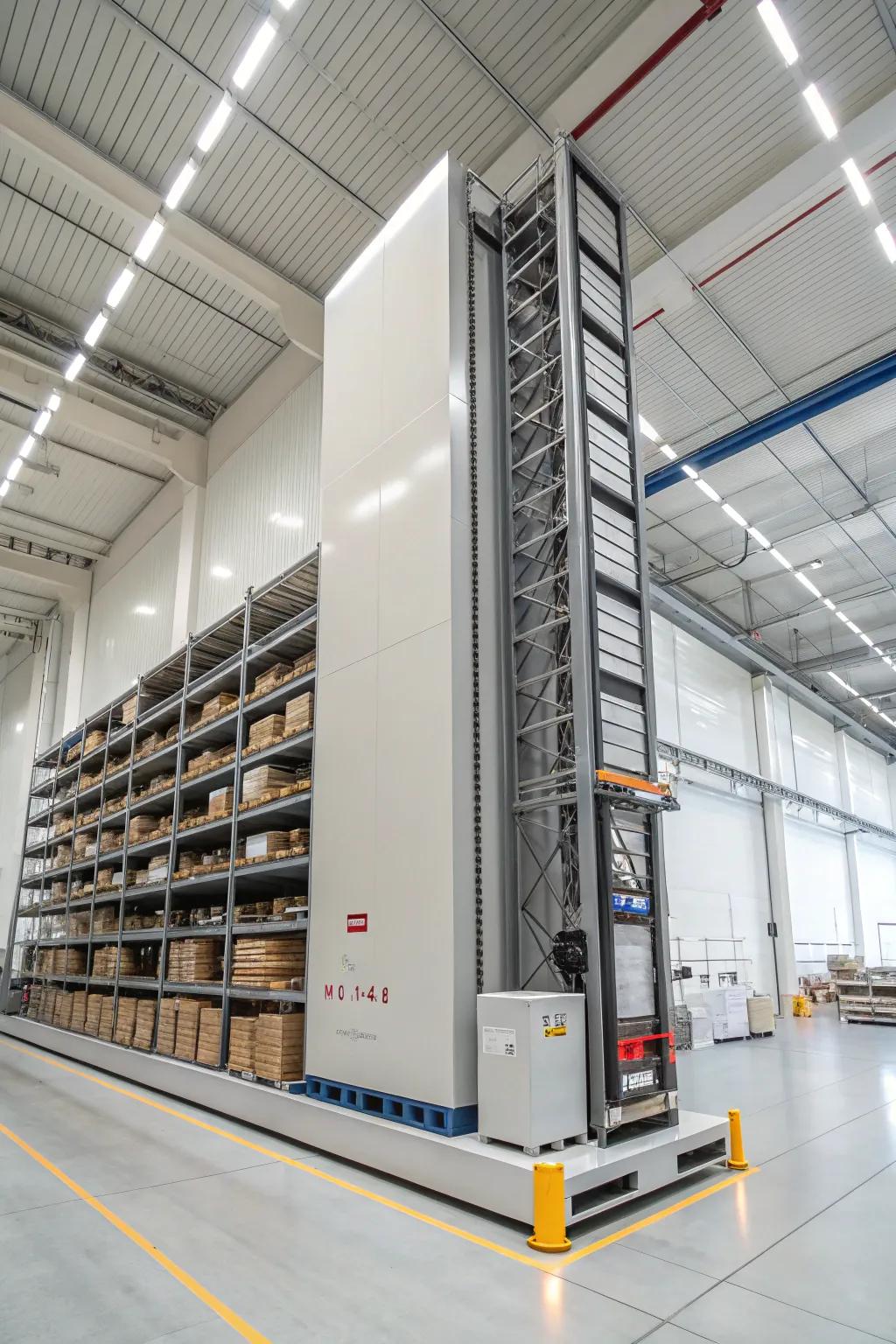 Height-optimized storage units maximize storage density and functionality.