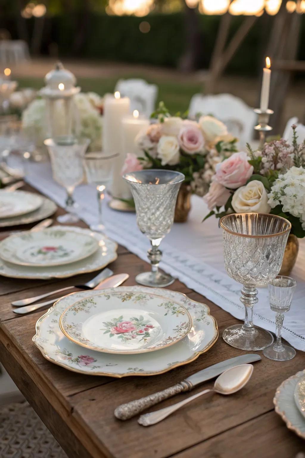 Vintage charm imparts a timeless appeal to your decor.