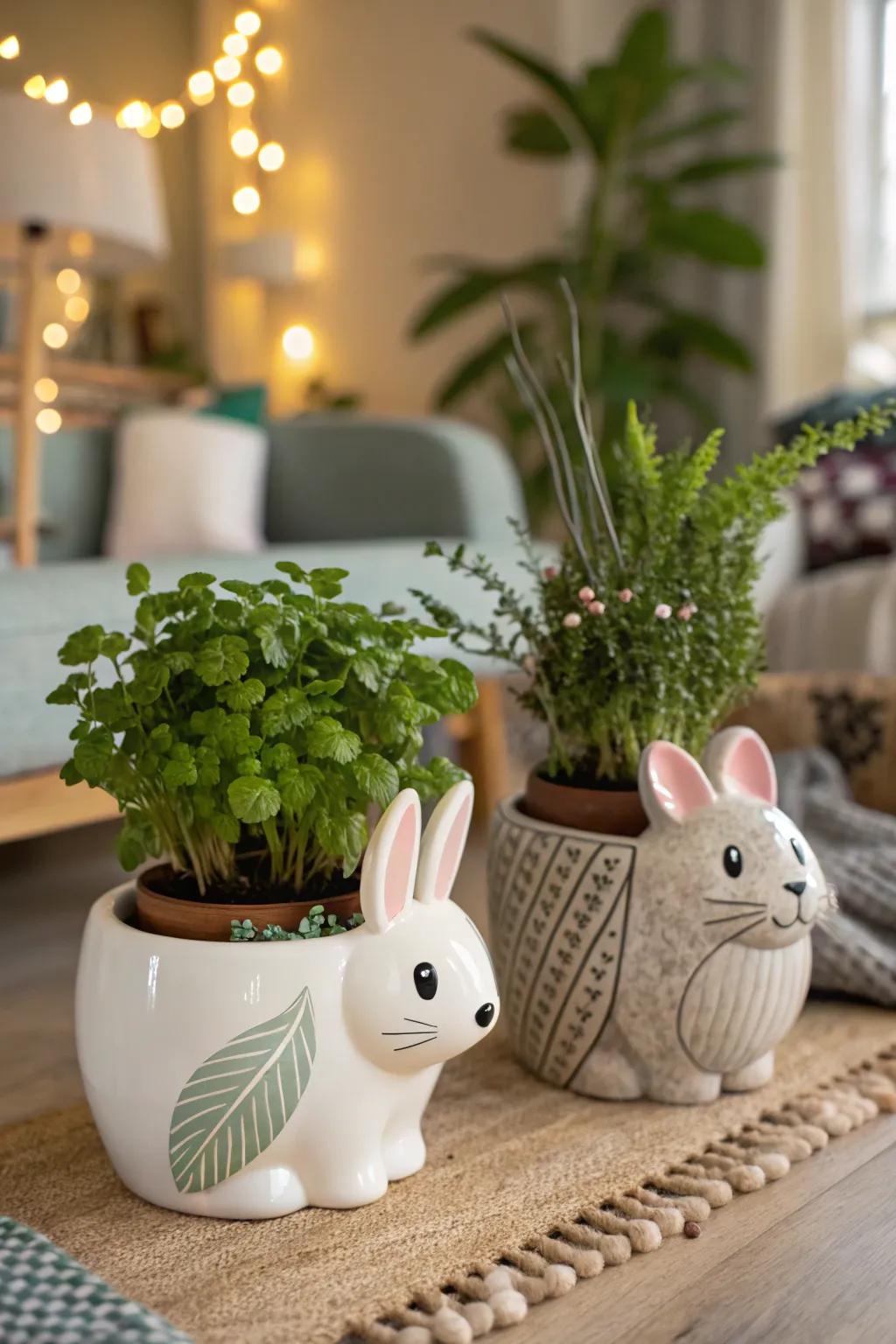 Bring the outdoors inside with playful cultivators.
