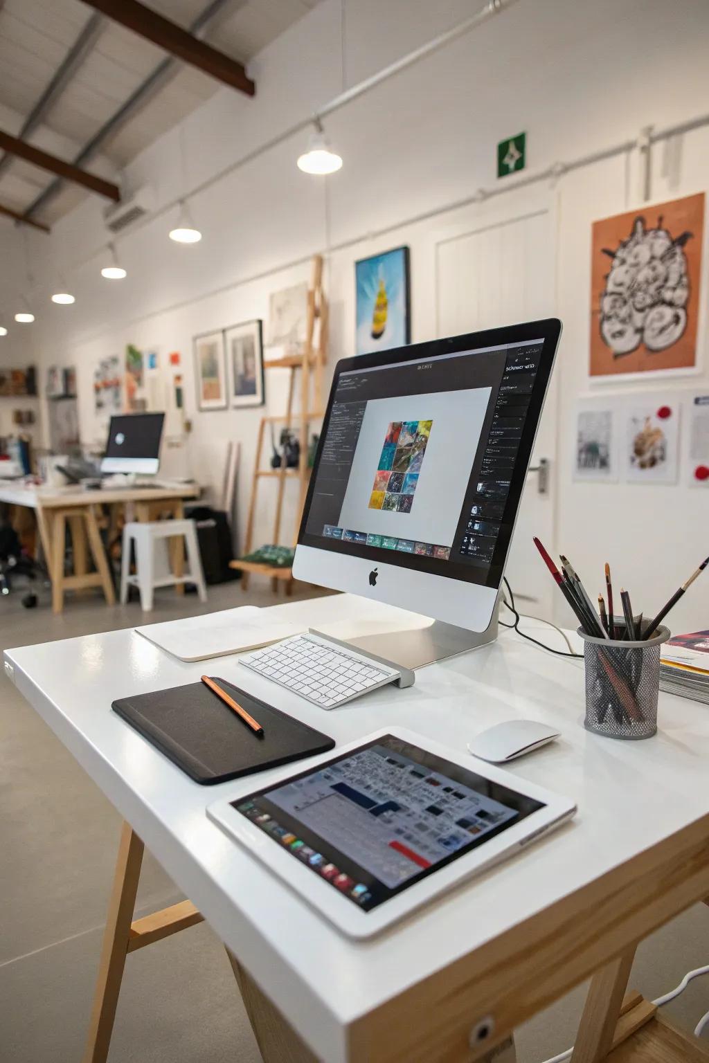 A digital zone supports creative transitions.