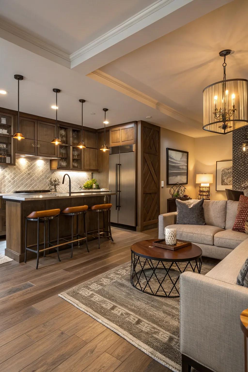 Textures add depth and interest to a minimalist design.