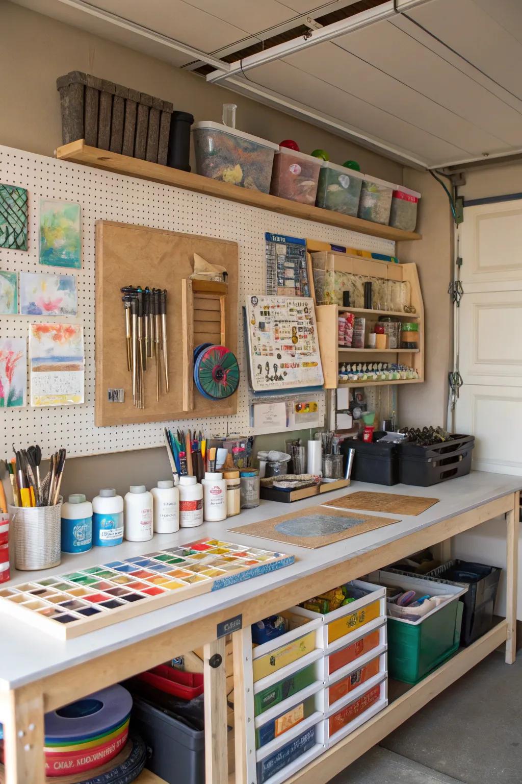 A hobby center sparks imagination in your garage.