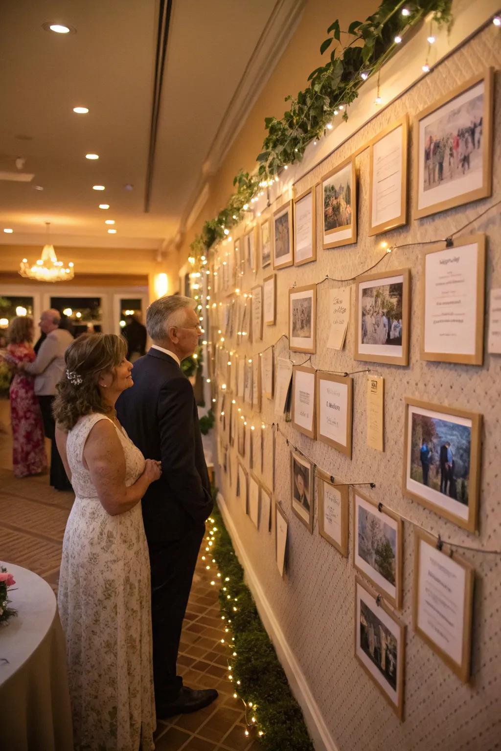 An interactive collage celebrating cherished times.