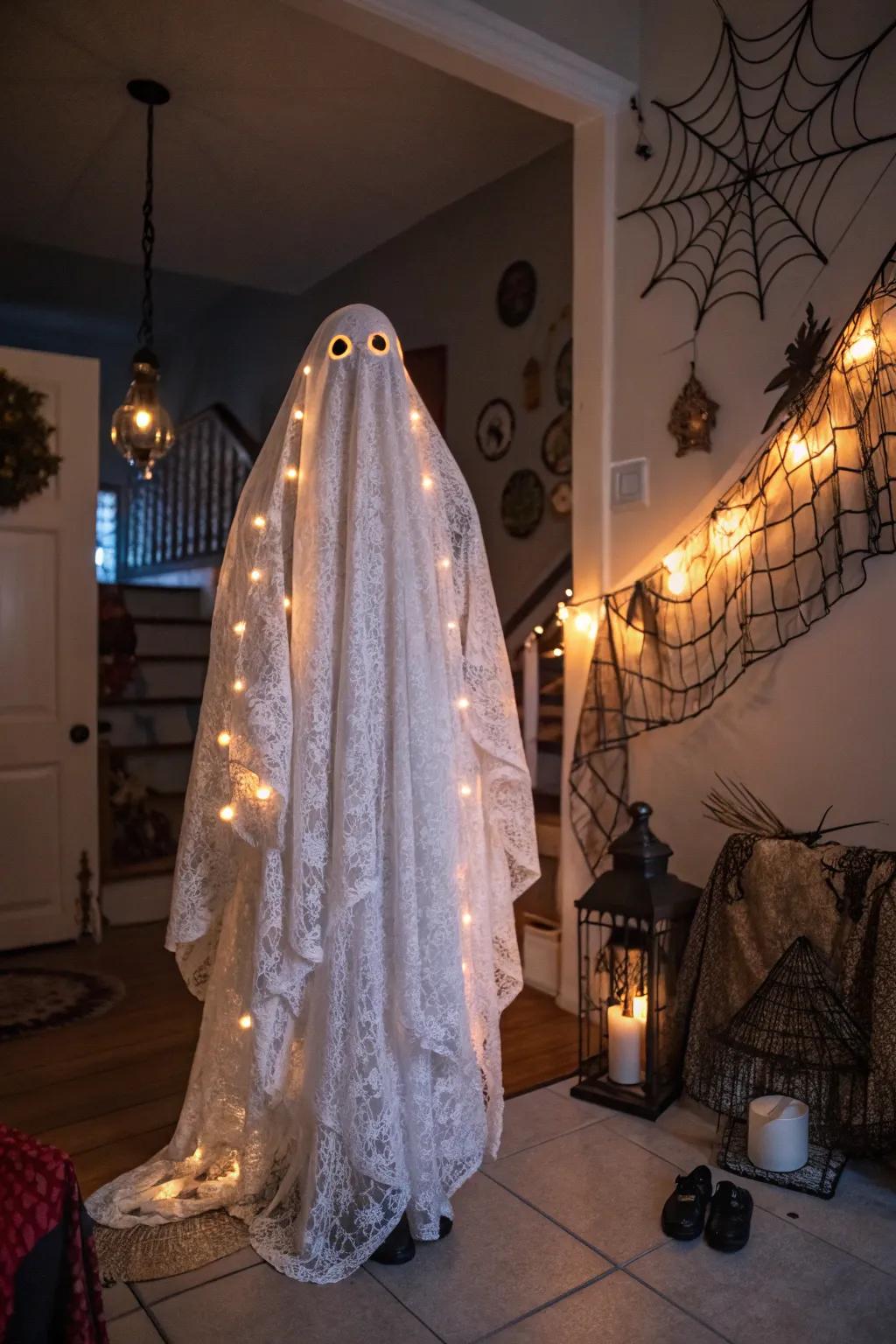 Elevate the classic apparition appearance with creative touches.