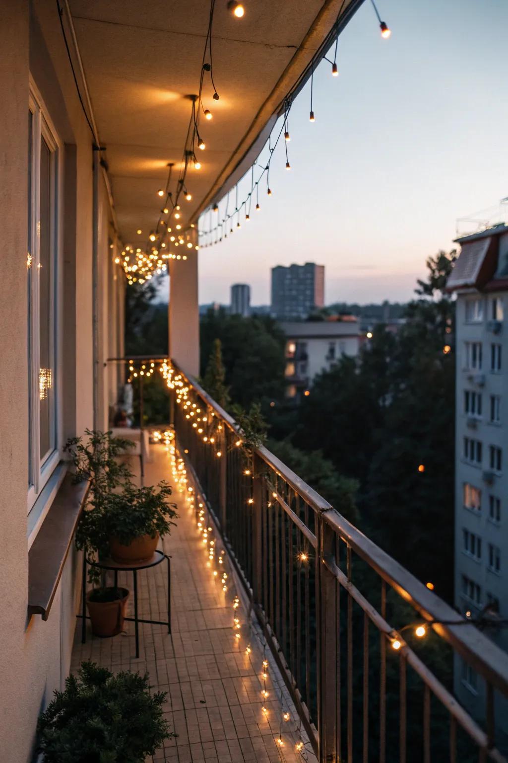 LED fairy strands add a magical glow to your evenings.