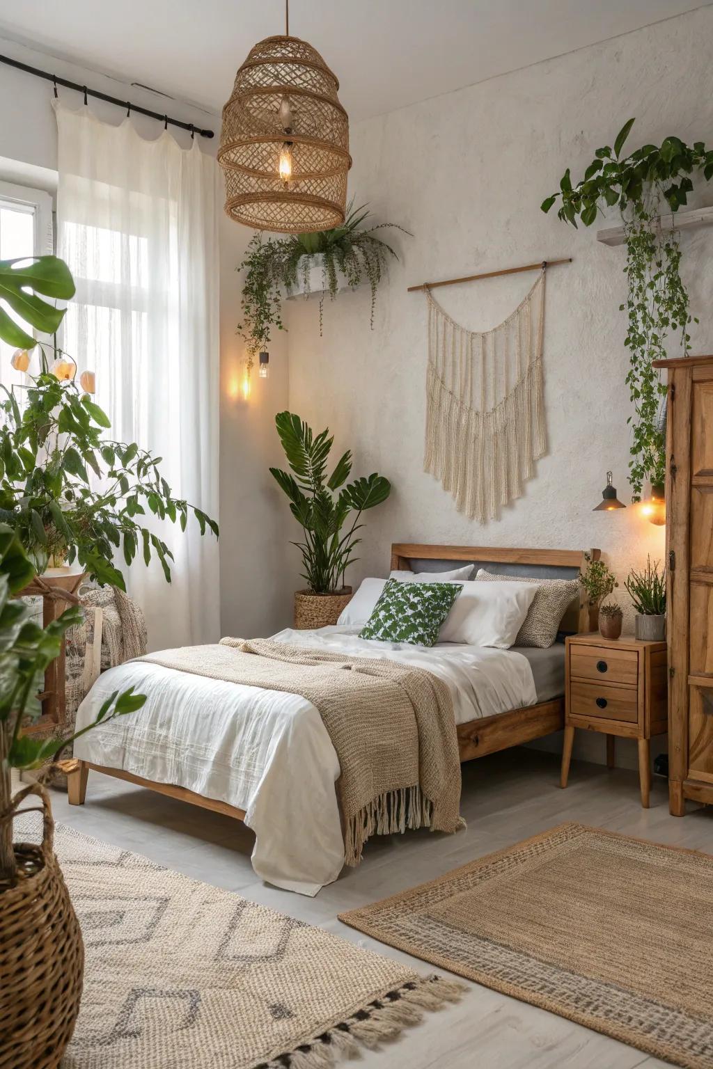 Nature-inspired ornaments bring peace to your space.