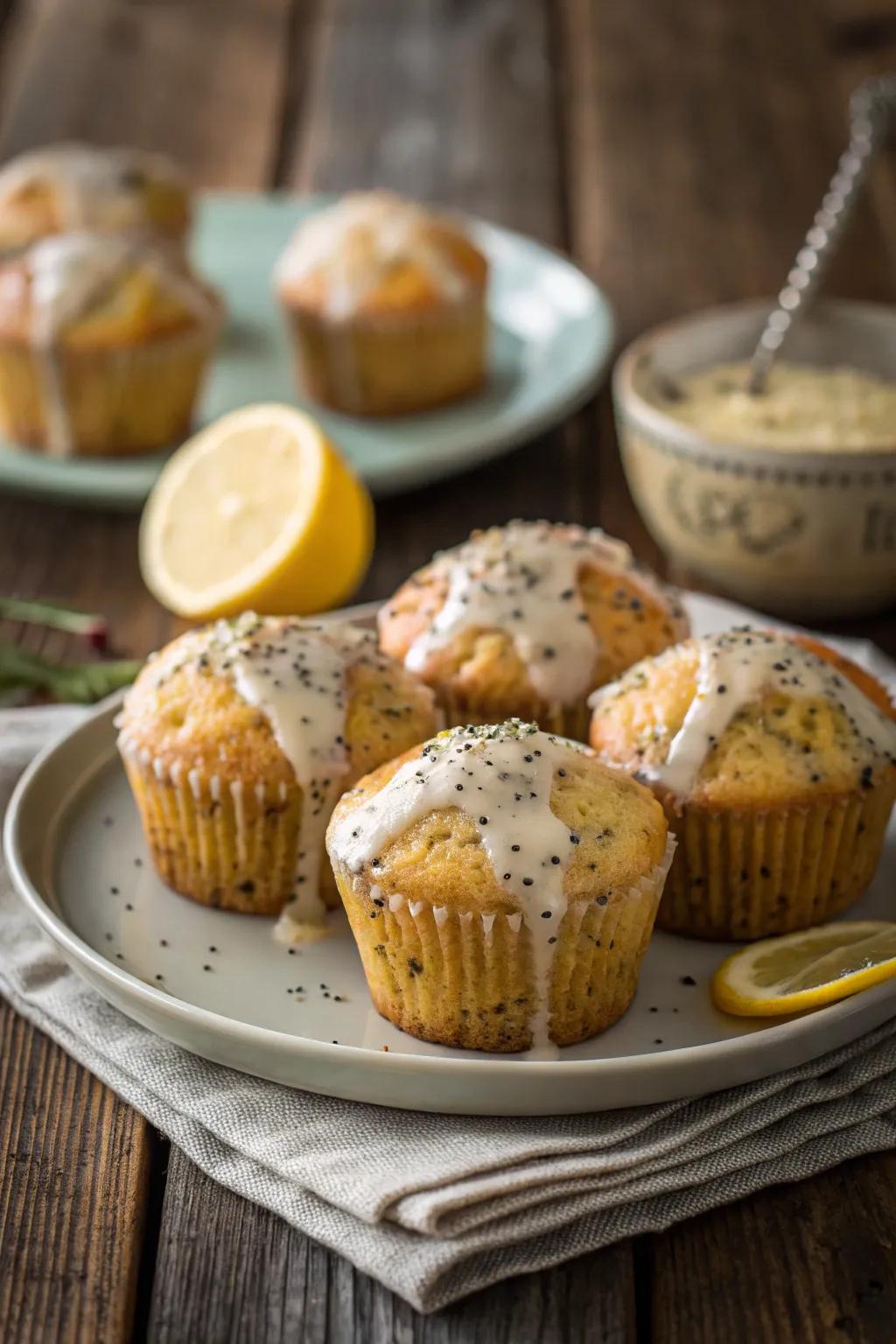 Citrus seed cakes that deliver a burst of sunshine.