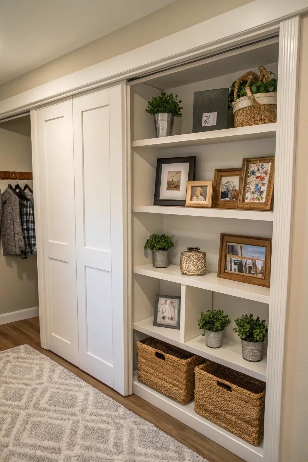 Personal touches introduce warmth and personality.