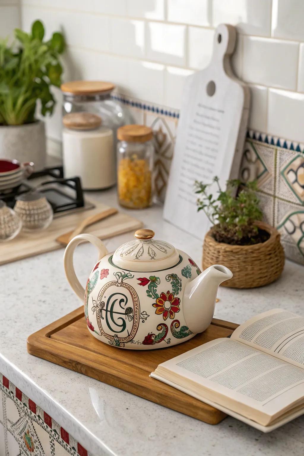 Personalized designs make your teapot distinctly yours.