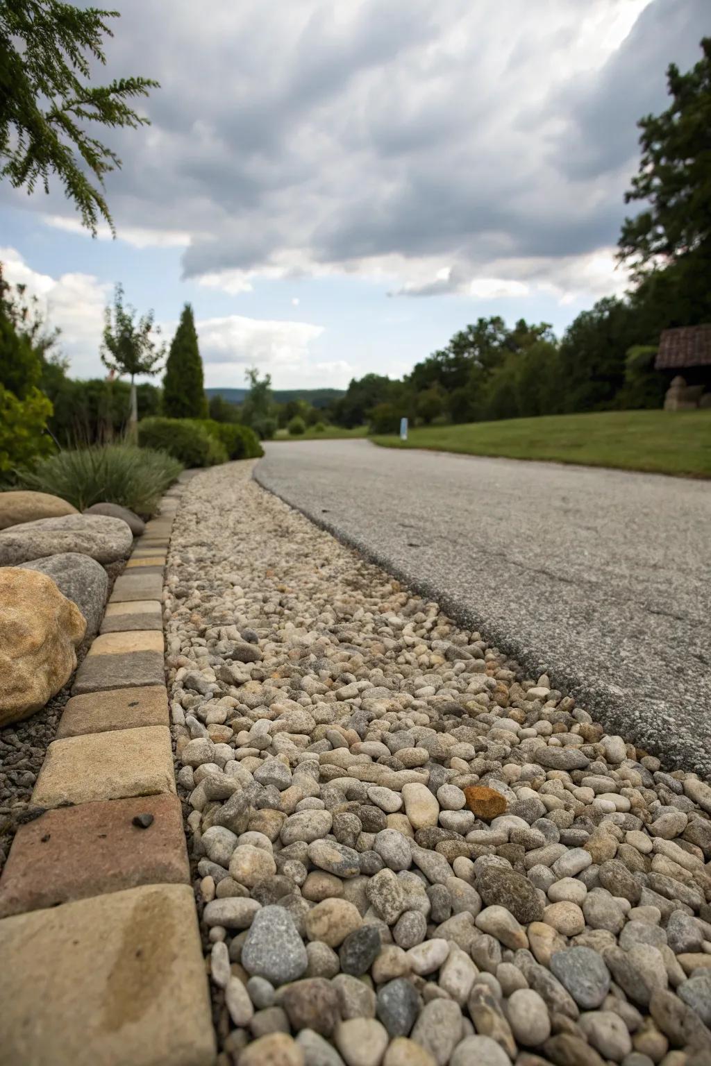 Combining materials results in a vibrant and customized entrance.