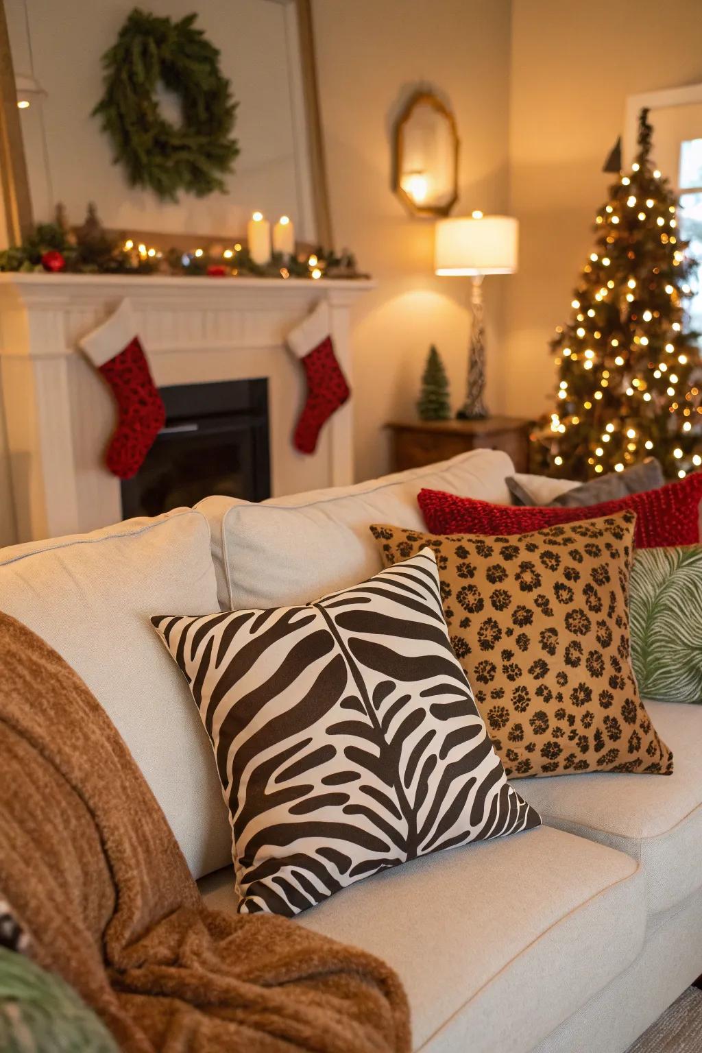Animal designs bringing a whimsical element to the festivities.