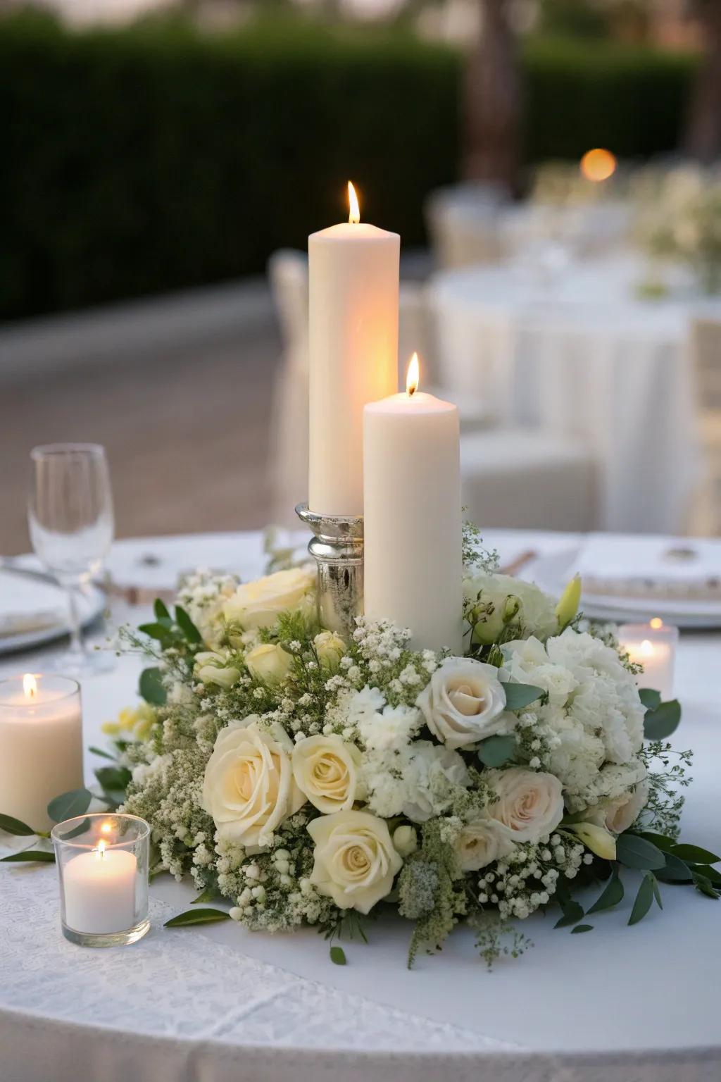 Winter whites bring a serene and sophisticated accent.