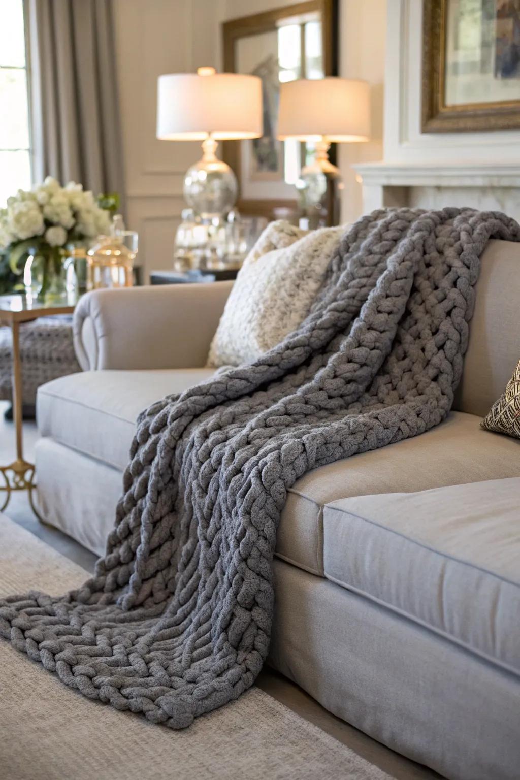 Subdued grays provide an adaptable and stylish look.