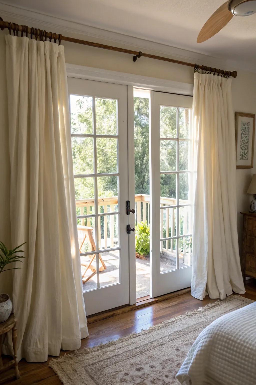 Sustainable fabrics offer a luxurious feel.