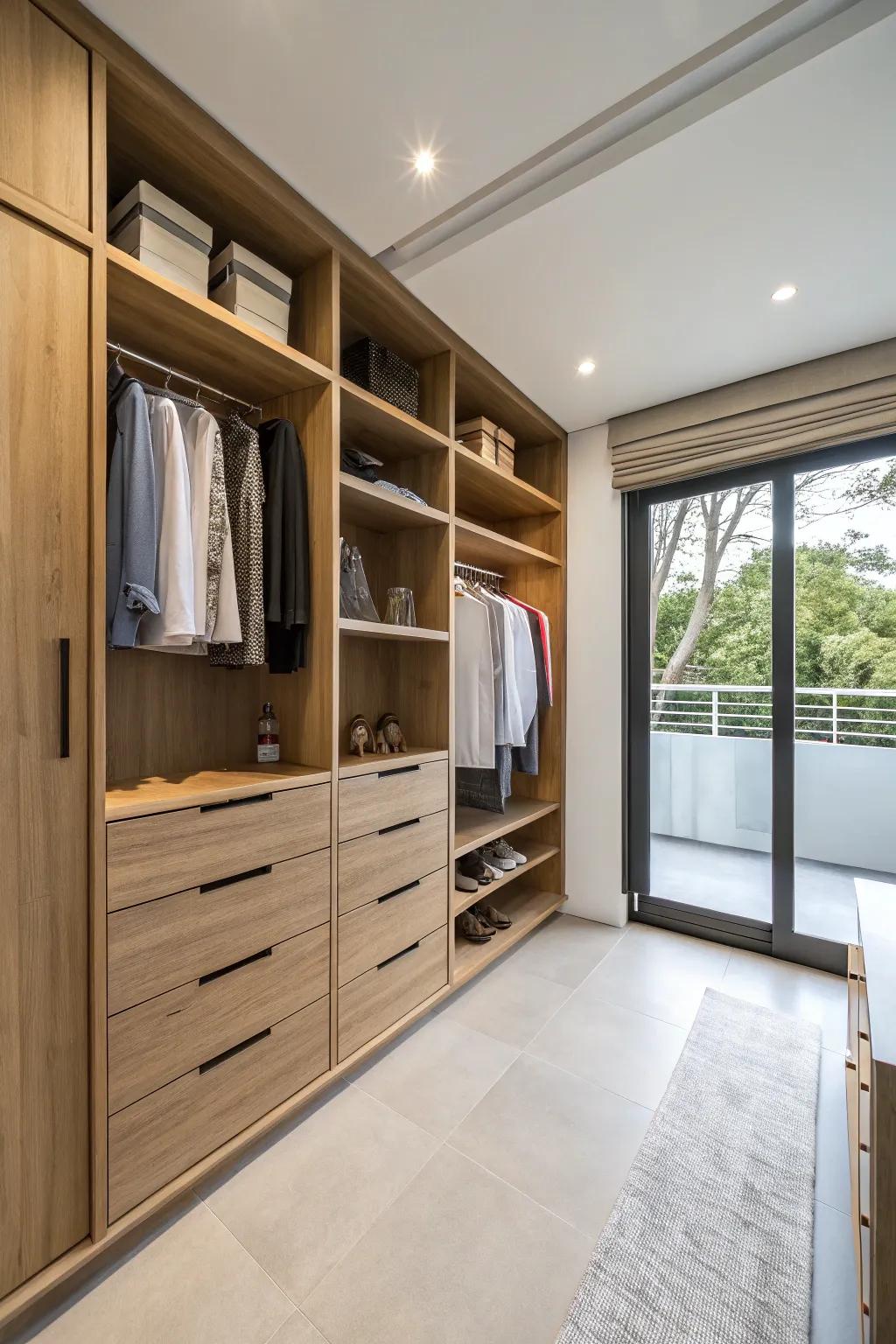Sustainable materials impart eco-aware elegance to your closet.