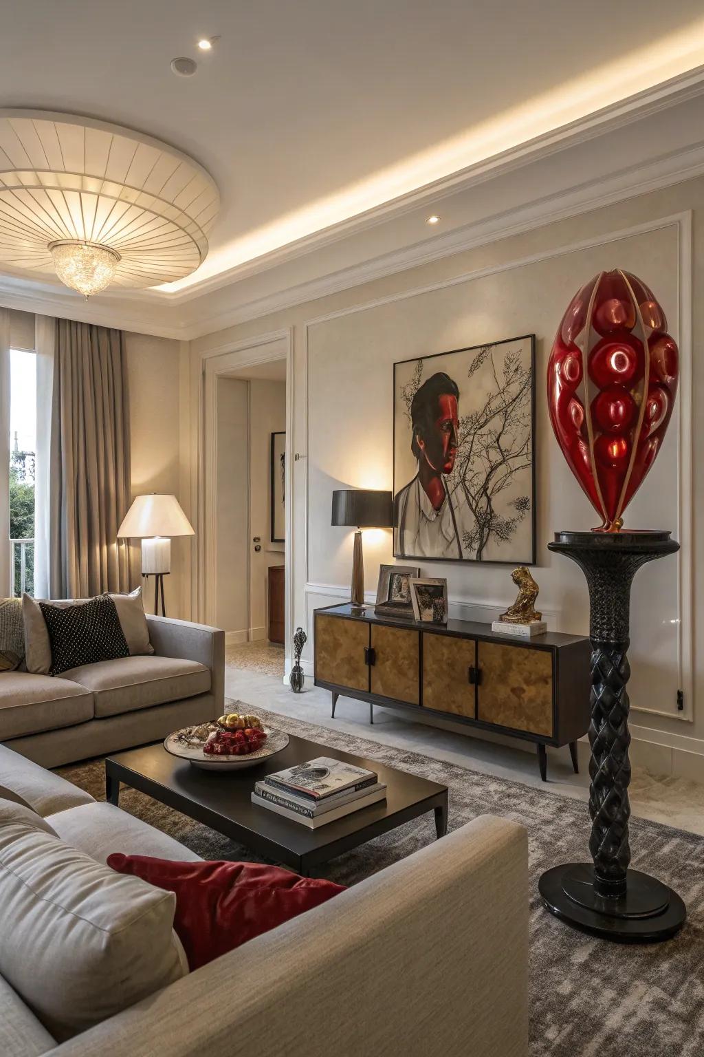 Unpredicted elements render your space uniquely yours.