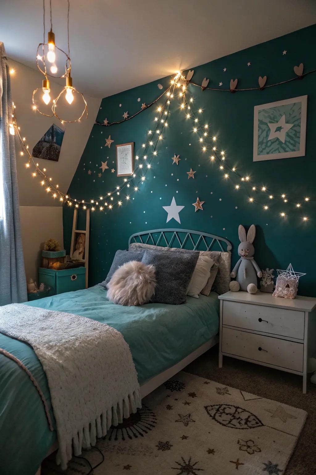 Playful details cultivate a magical ambiance.