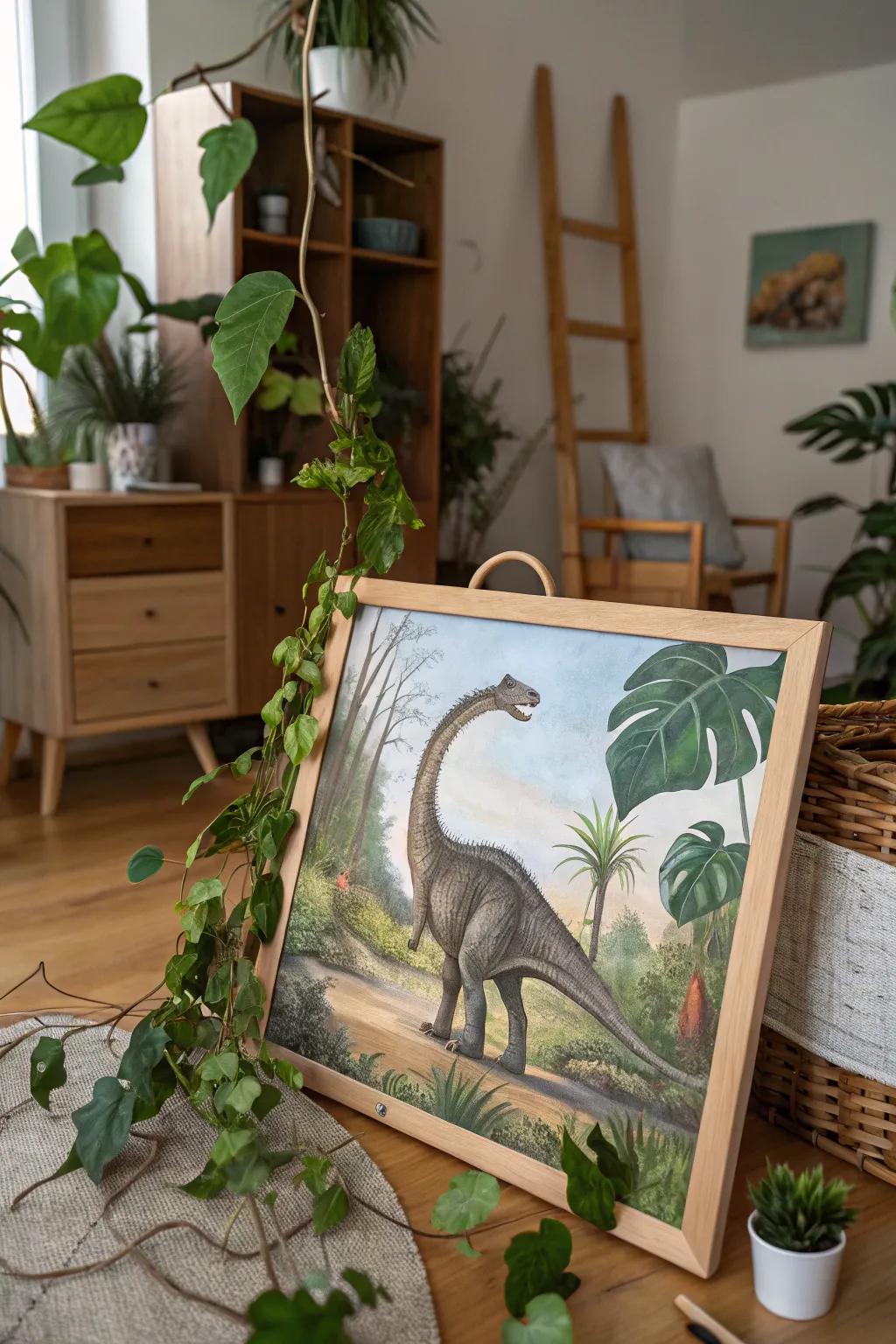 Natural creature artwork with inherent components