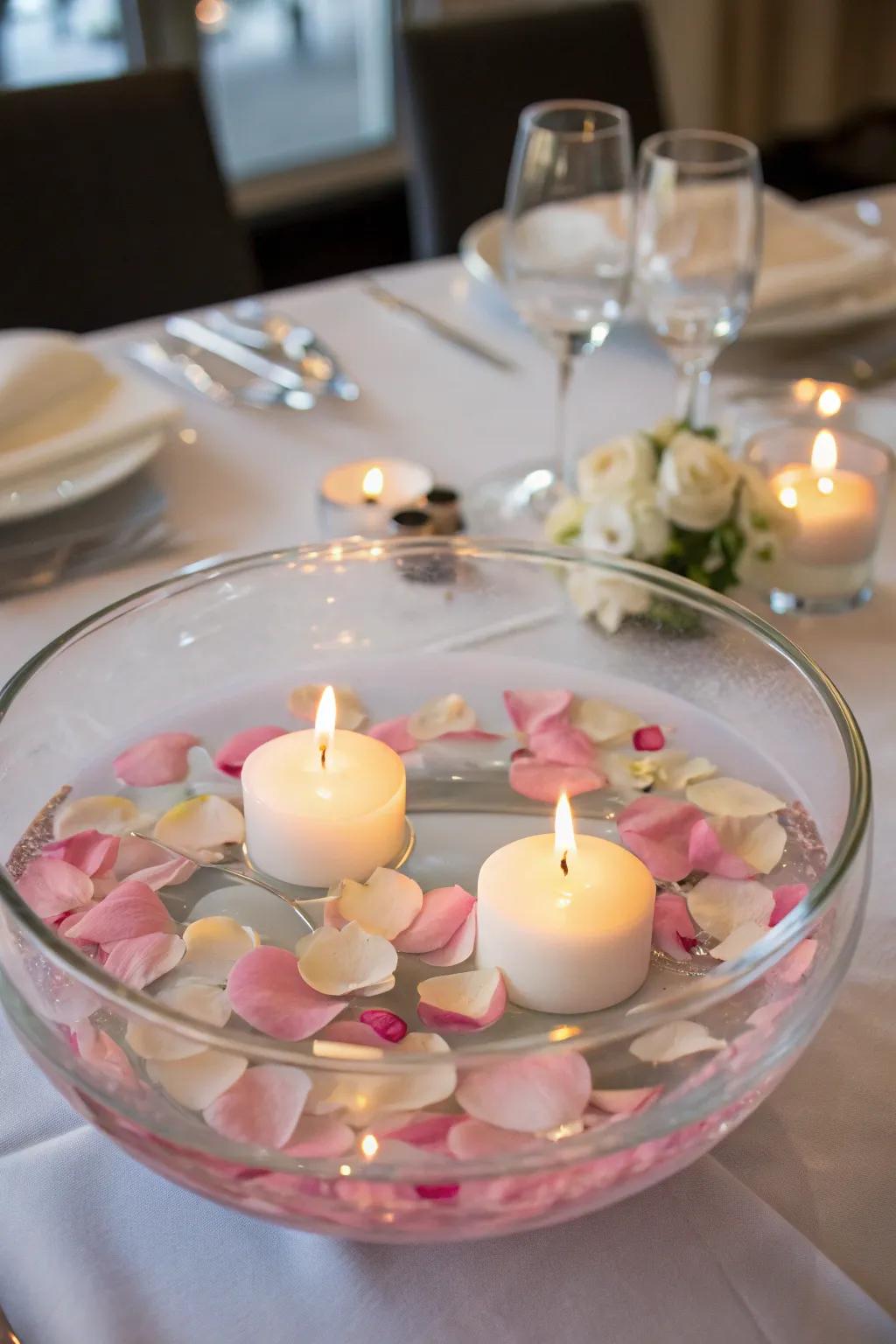 Suspended luminary centerpieces inject romance and grace into any tabletop.