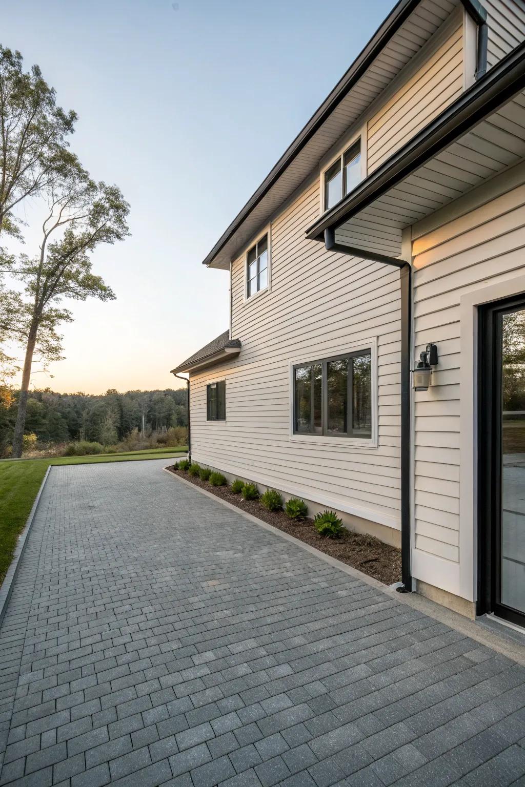 Invisible trims provide a sleek, minimalist look to window exteriors.