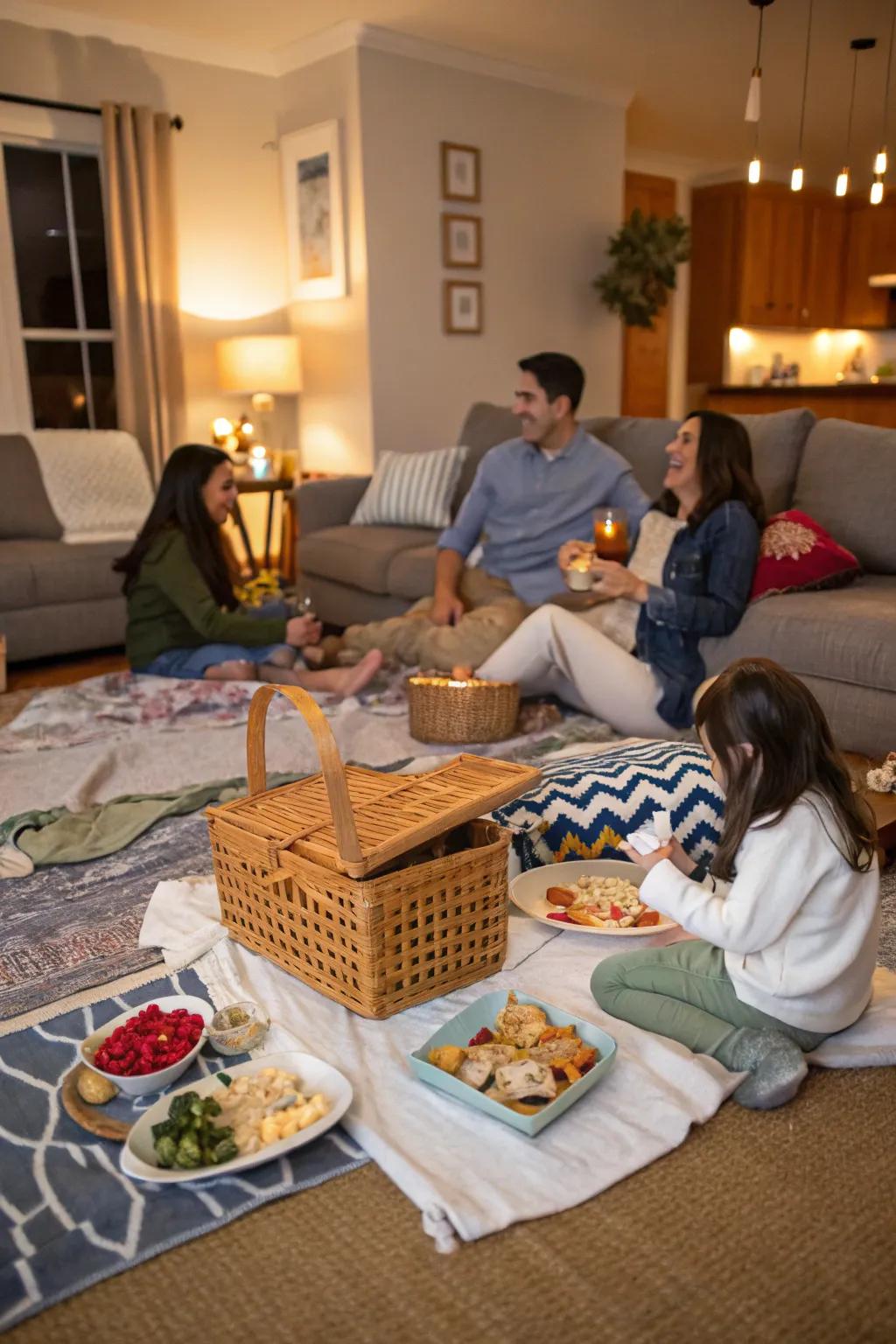 A charming indoor outing with a cozy ambiance.