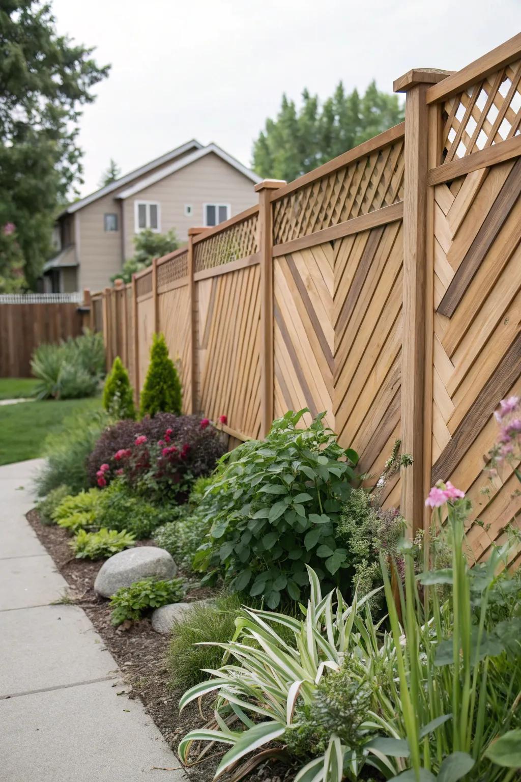 Inclined designs inject a dynamic spin into fencing.