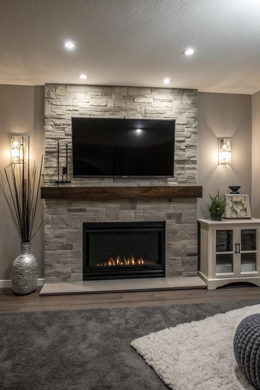 Attain refinement using a monochrome design that exudes tranquility and grace.