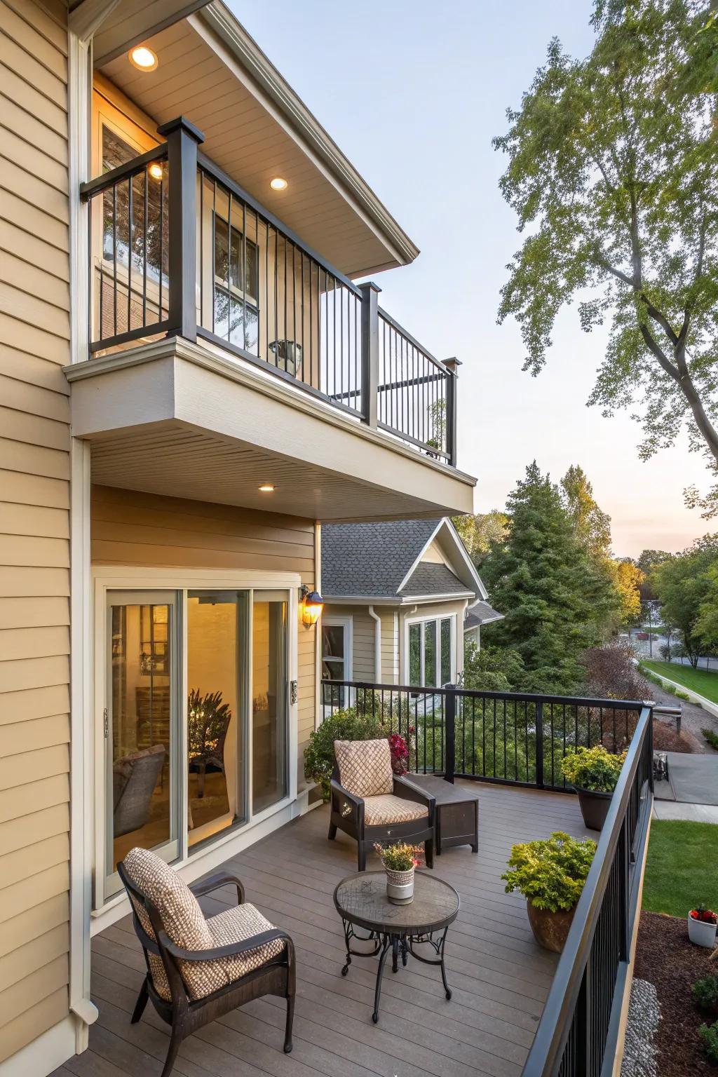A terrace for relishing the vista and fresh atmosphere.