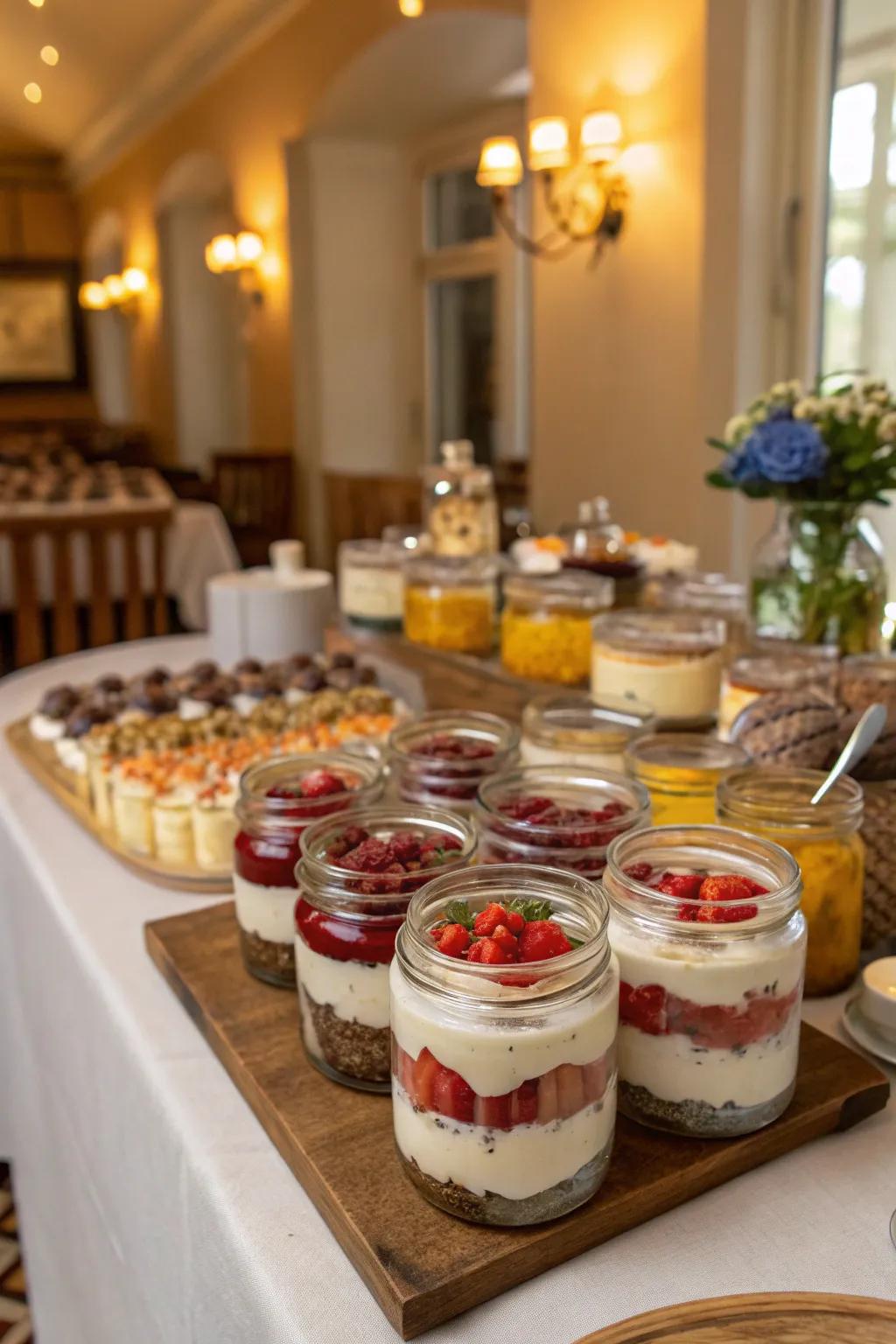 Sweet containers deliver a charming and functional means to offer sweets.