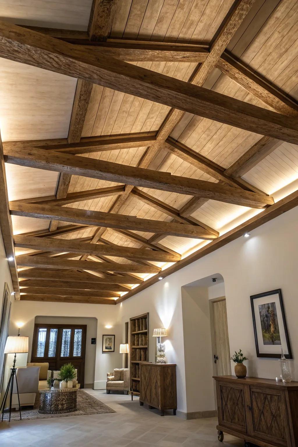 Multi tier designs add depth and become a room's focal point.