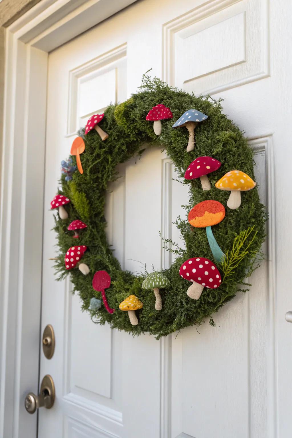 A whimsical impression through magical fungi.