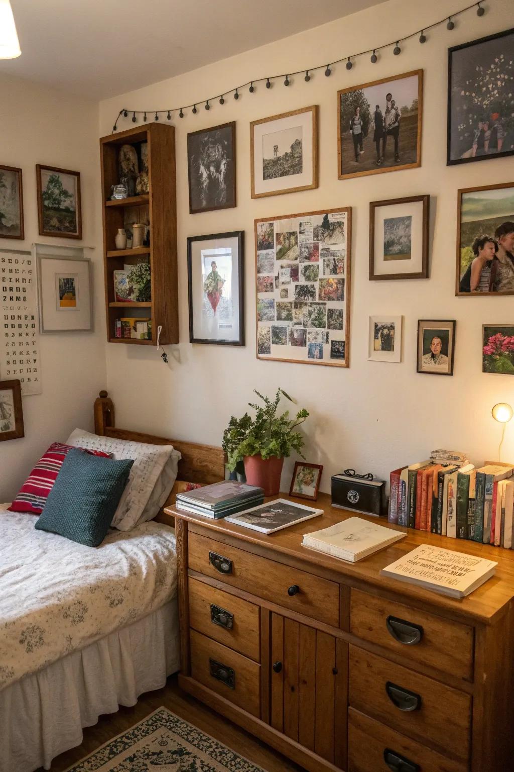 Personal touches make your bedroom uniquely yours.