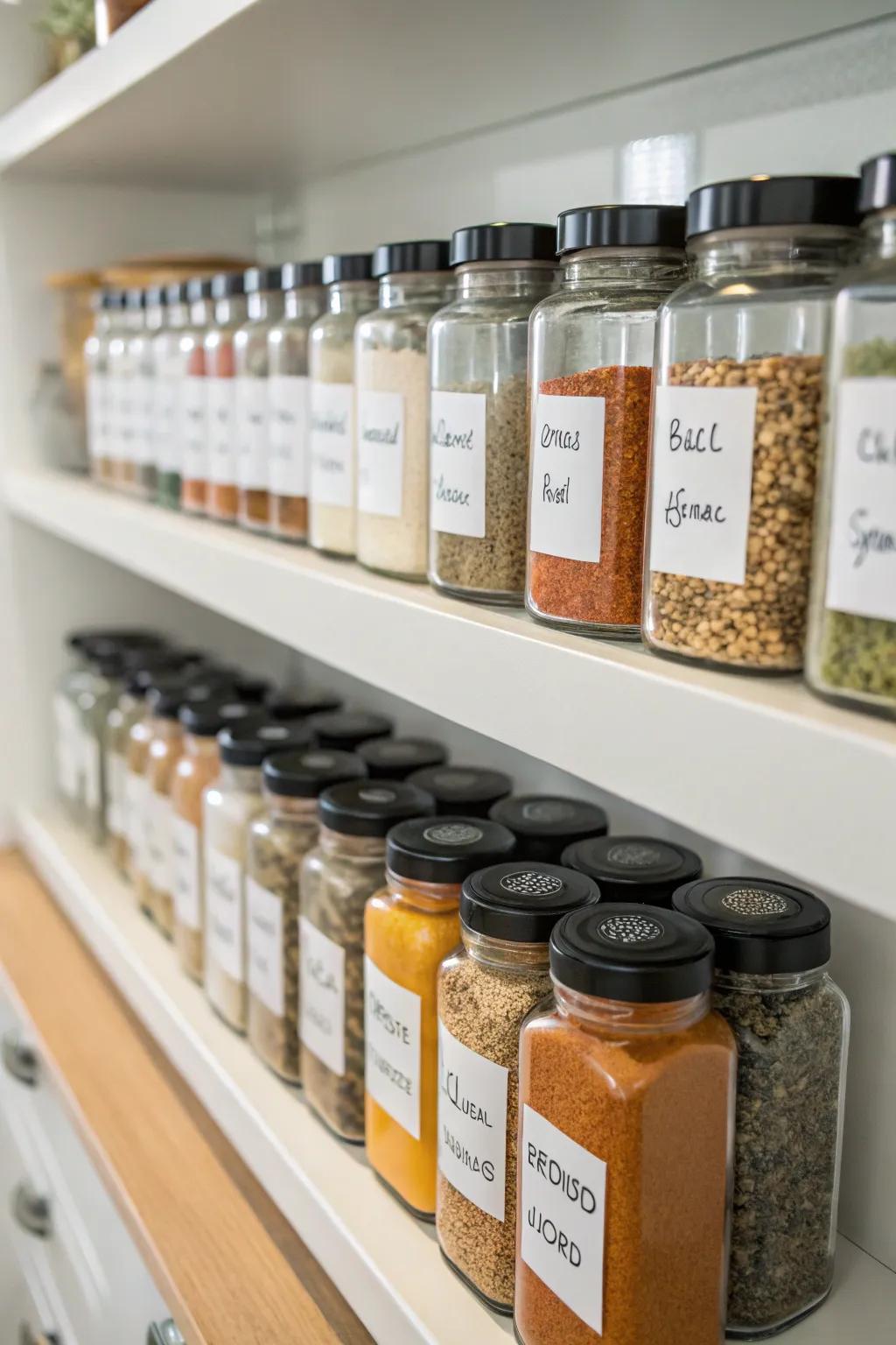 Consume-by dates on signage guarantee your spices remain fresh.
